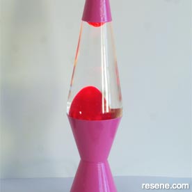 How to paint a lava lamp
