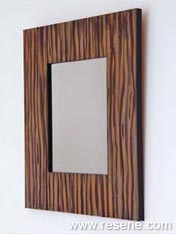 Make wood wood grain mirror