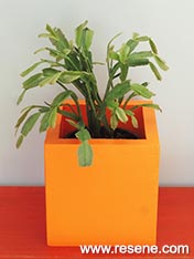Make a pot plant holder